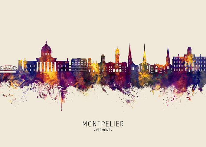 Montpelier Skyline Vermont