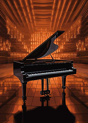 Piano Colorful