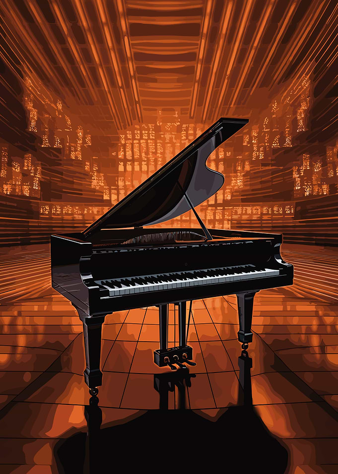 Piano Colorful
