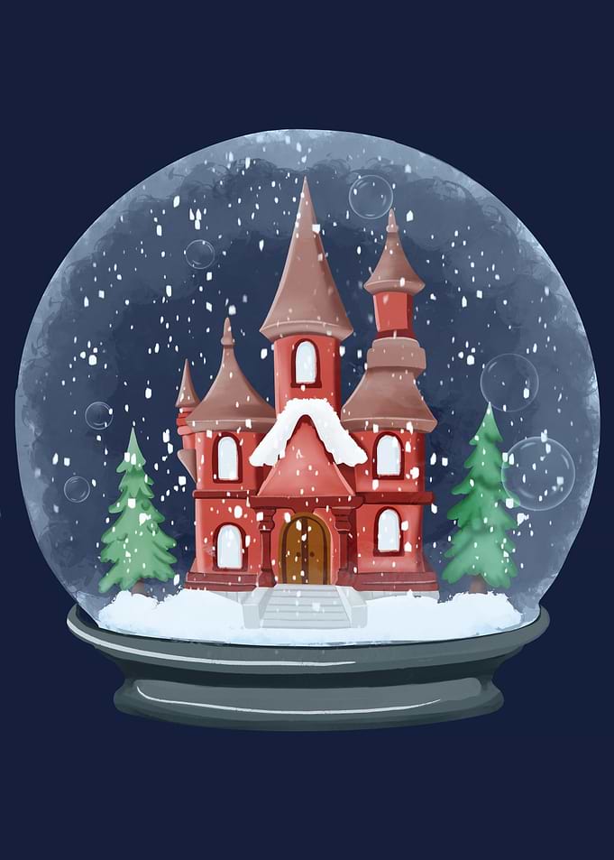 Castle Snow Globe