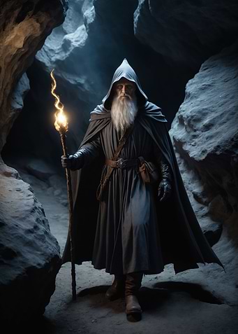 A lonely mage exploring