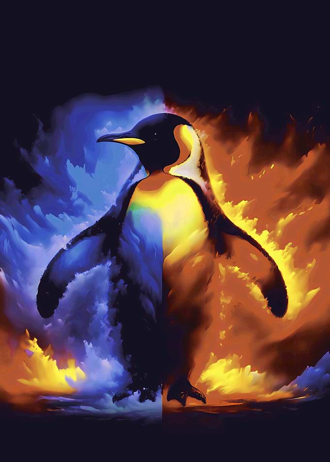 Pinguin vector art