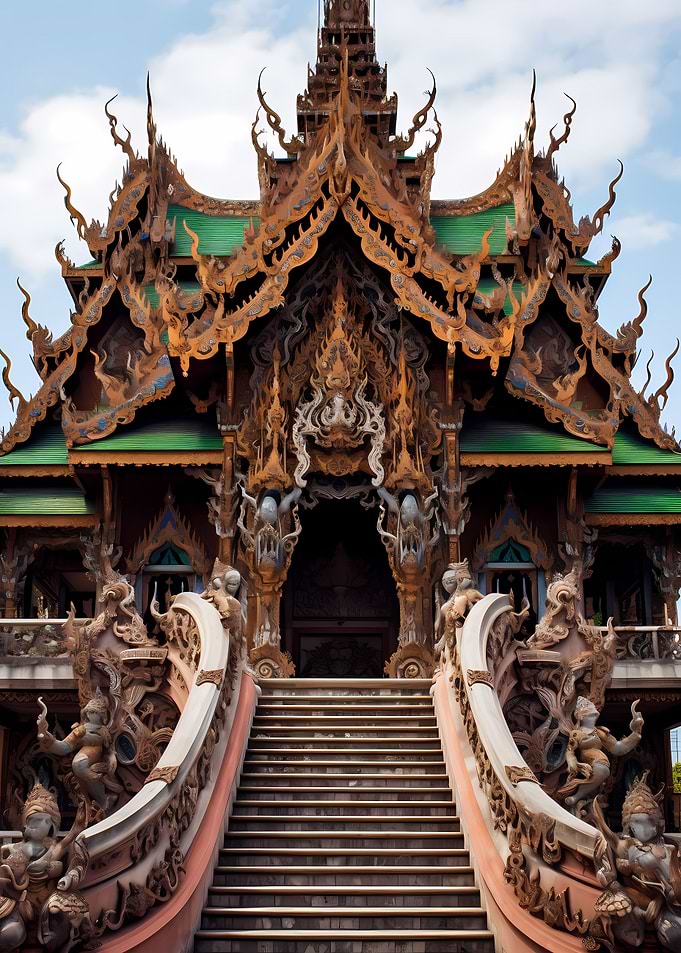 Bangkok Thailand Ornate Te