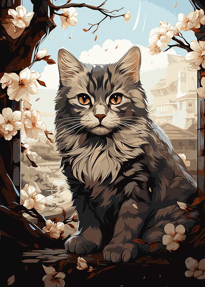 Manga Neko Blossoms