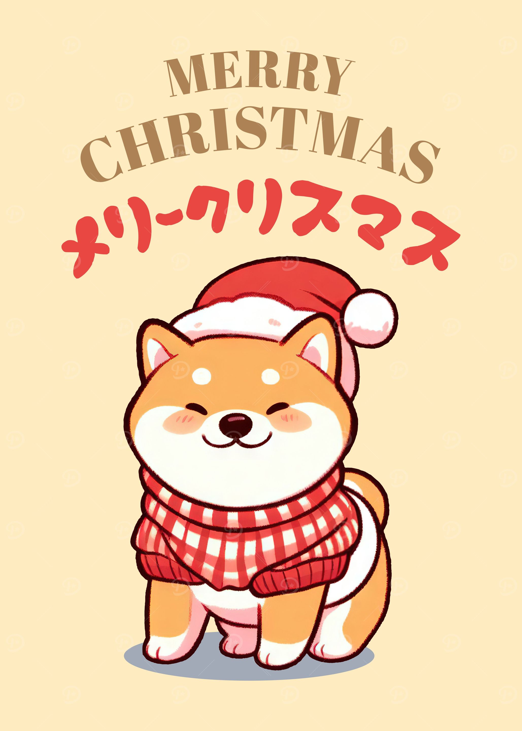 Merry Christmas Shiba