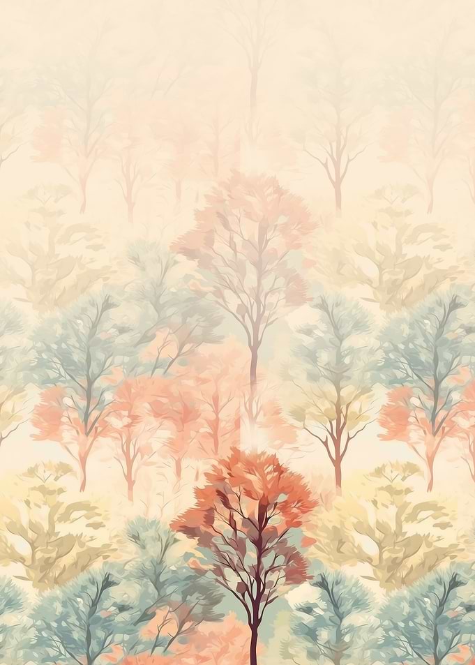 ABSTRACT AUTUMN PAINTING