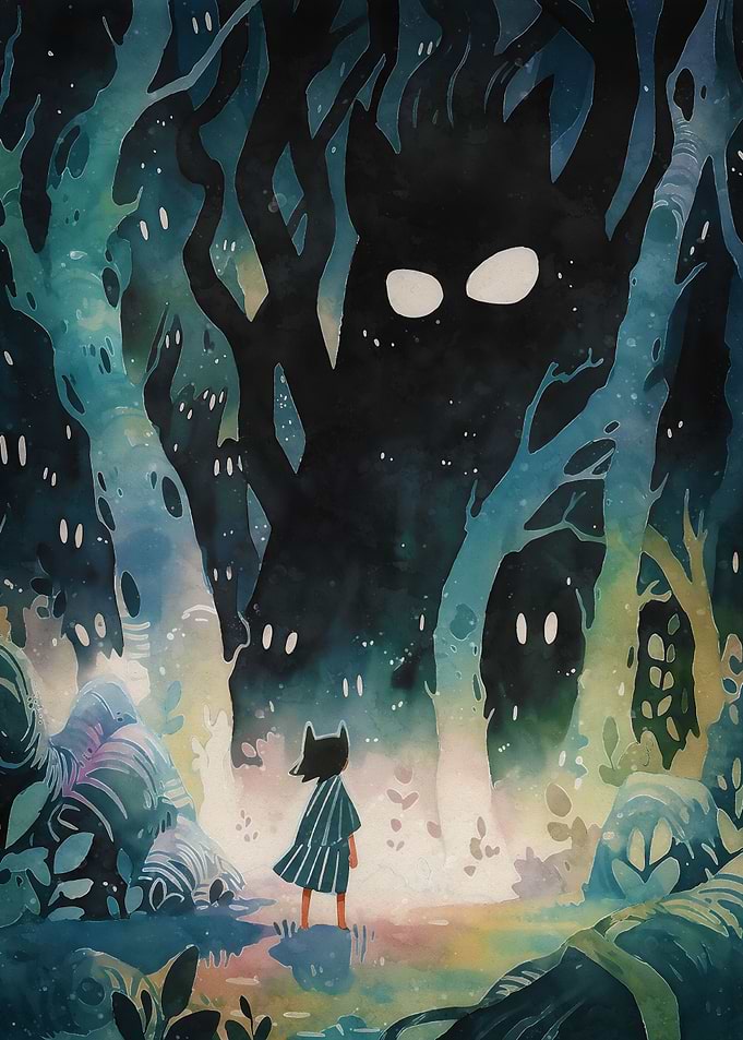 Standing to the forest