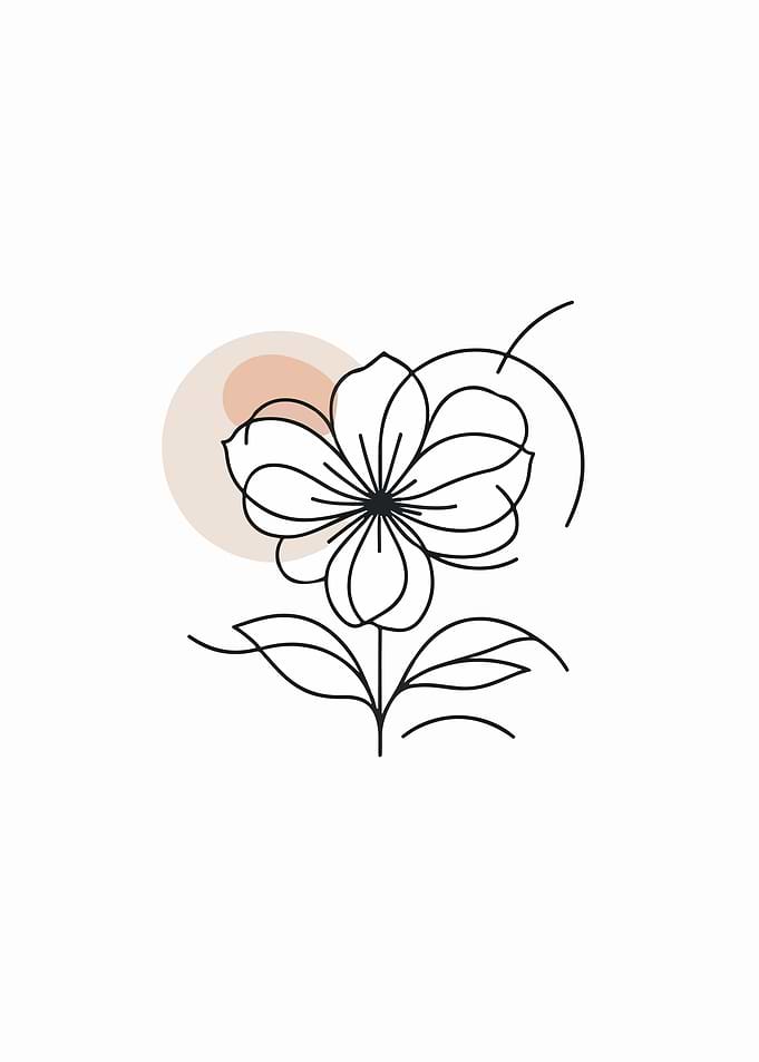 Abstract Floral Whispers