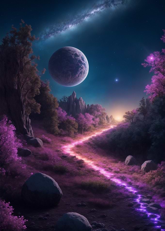 Neon trail
