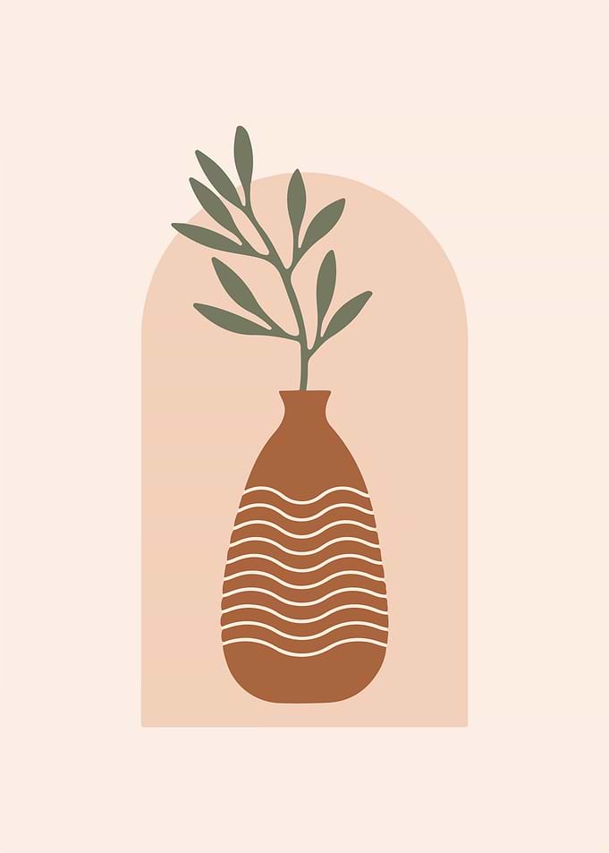 Minimalist Botanical Art