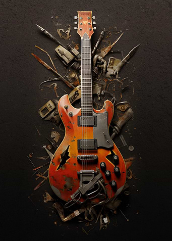 Grunge Guitar Guitarist
