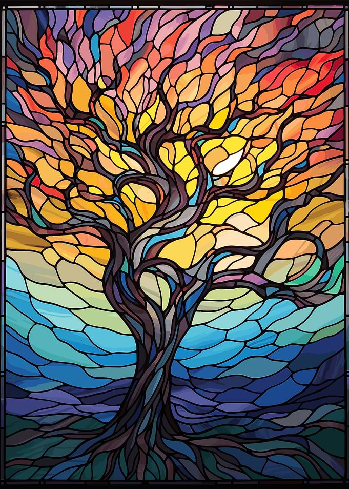 Tree of Life Stained Glass