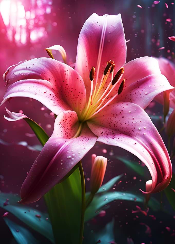A pink Calla Lilly
