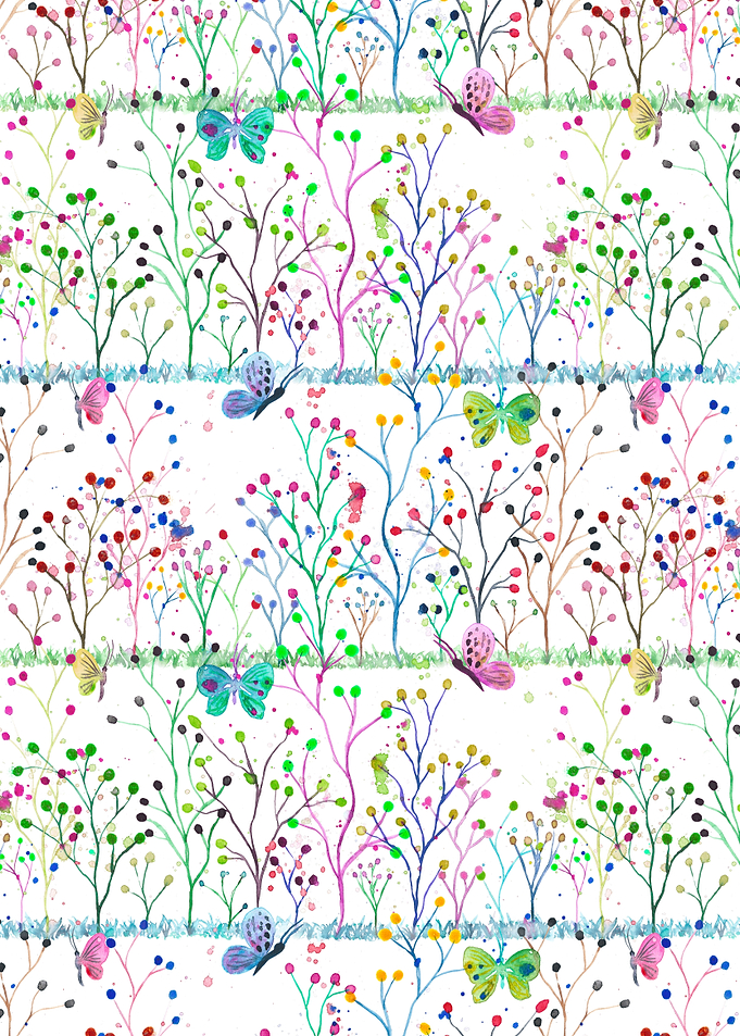 Butterflies and Flowers