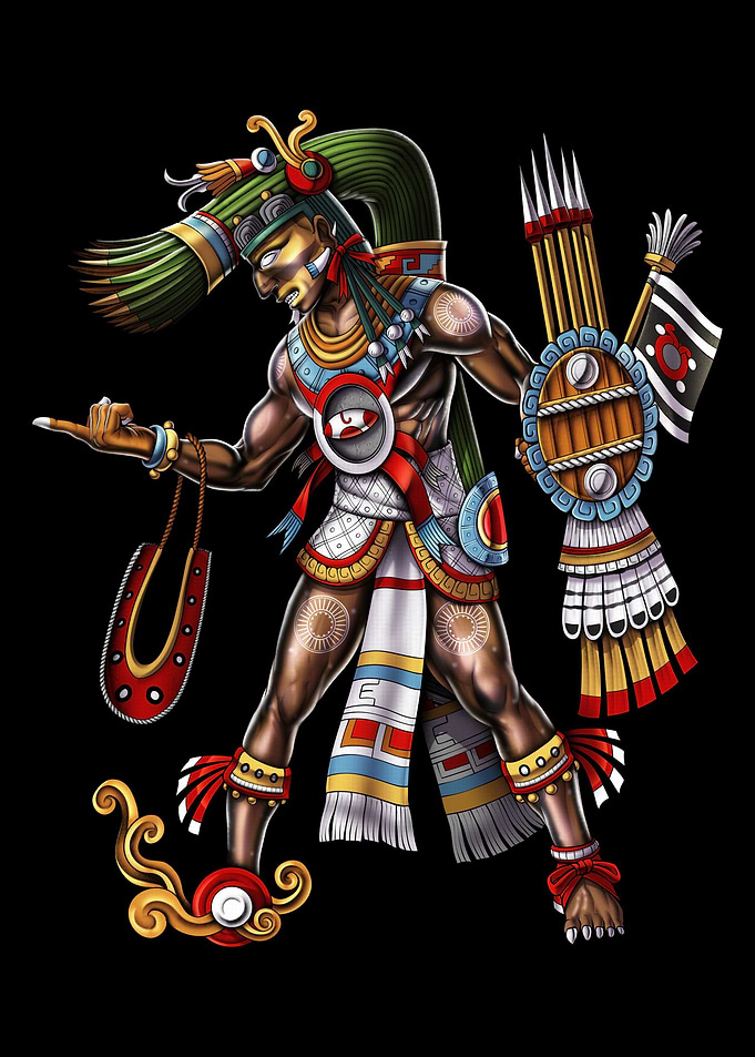 Aztec God Tezcatlipoca