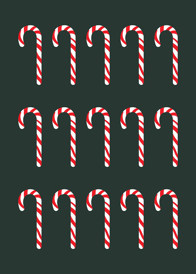 Retro Candy Canes