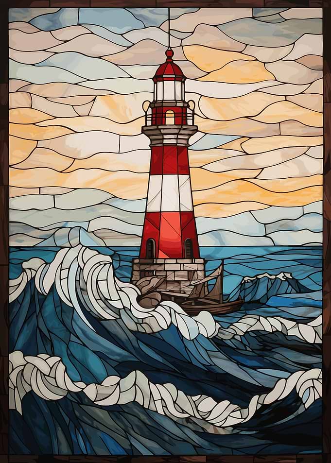 Lighthouse Stained Glass