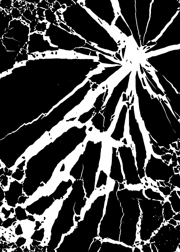 black white