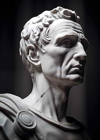 Julius Caesar Sculpture