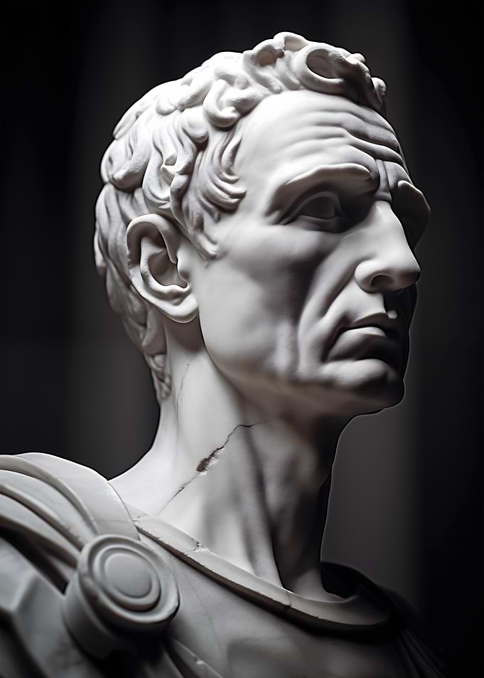 Julius Caesar Sculpture