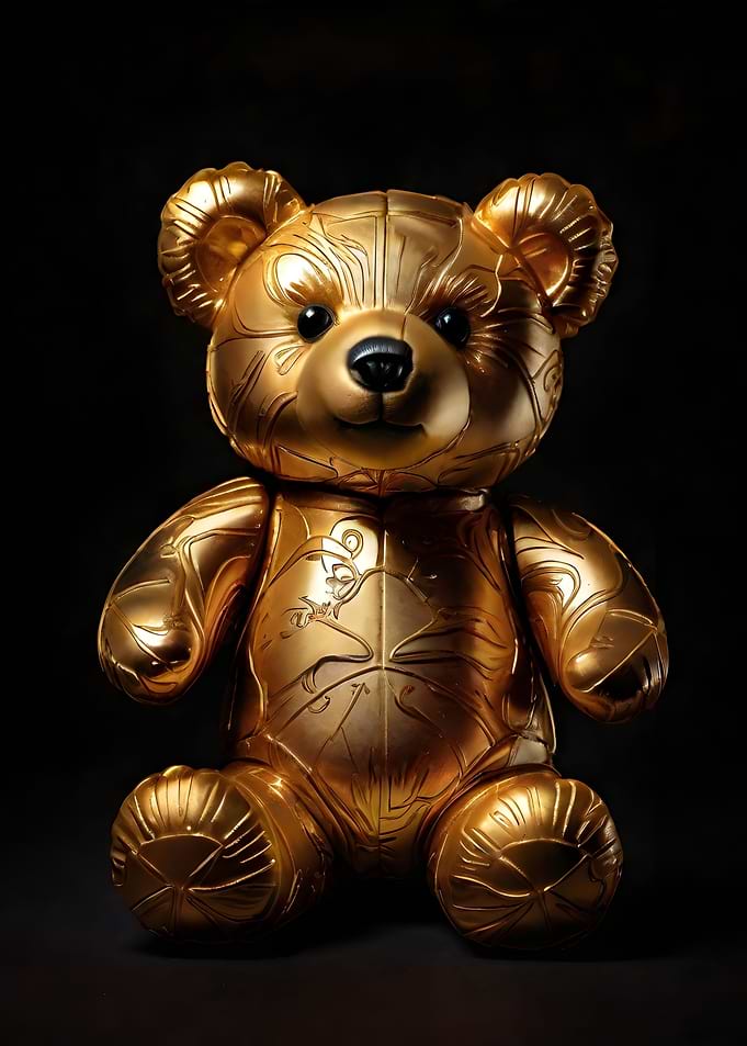 Golden Teddy Bear