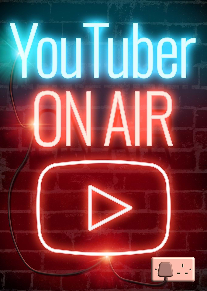You Tuber On Air Neon sign