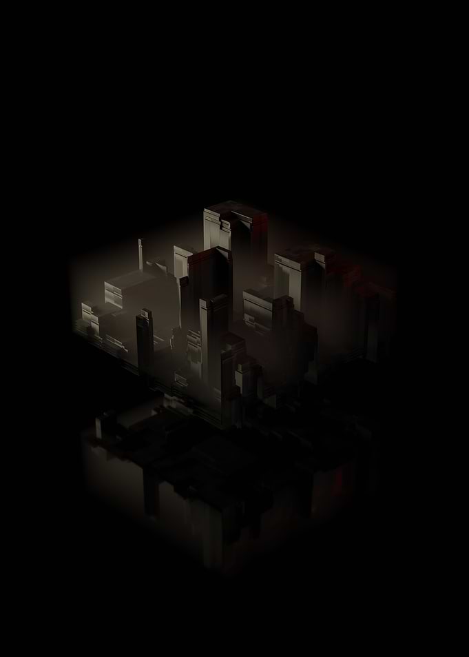 Isometric Dystopian City