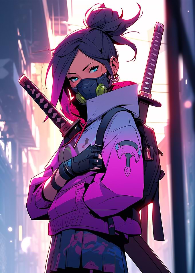 Manga Ninja Girl Urban