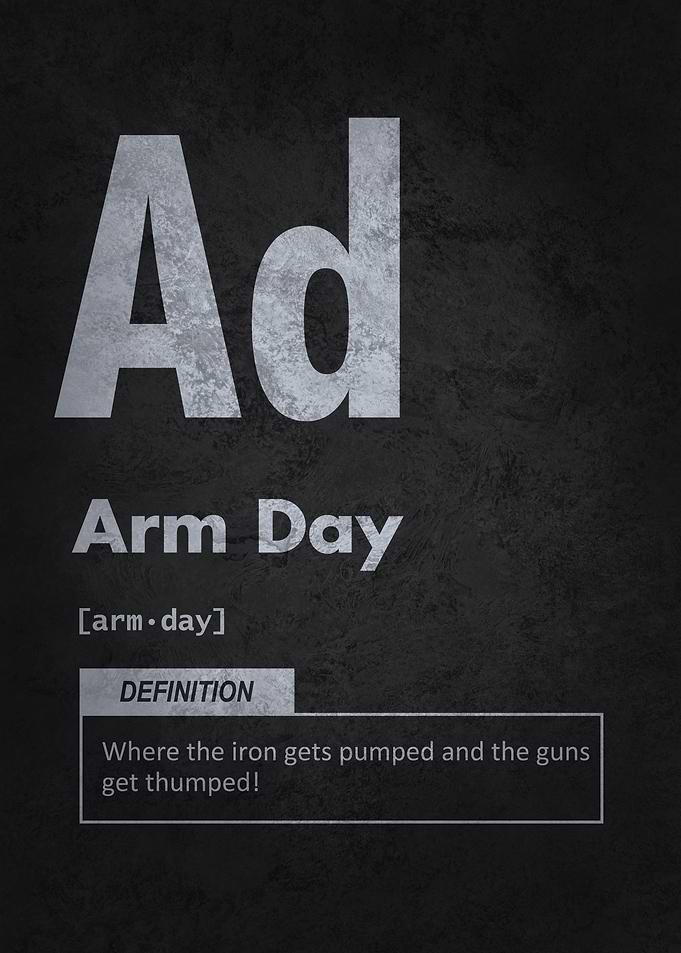 Arm Day Funny Gym Humor