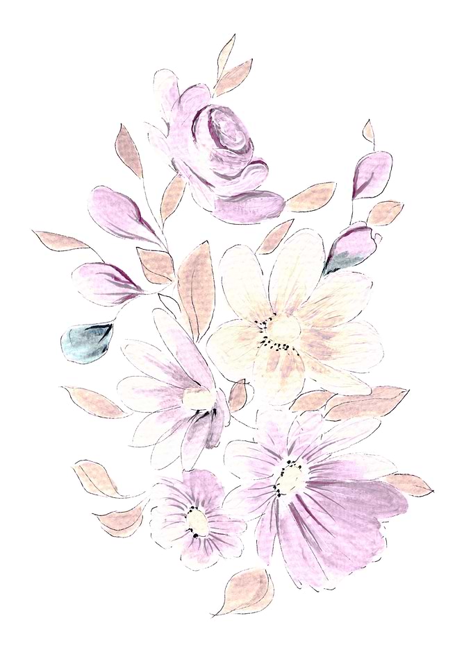Some painted flowers s 4c