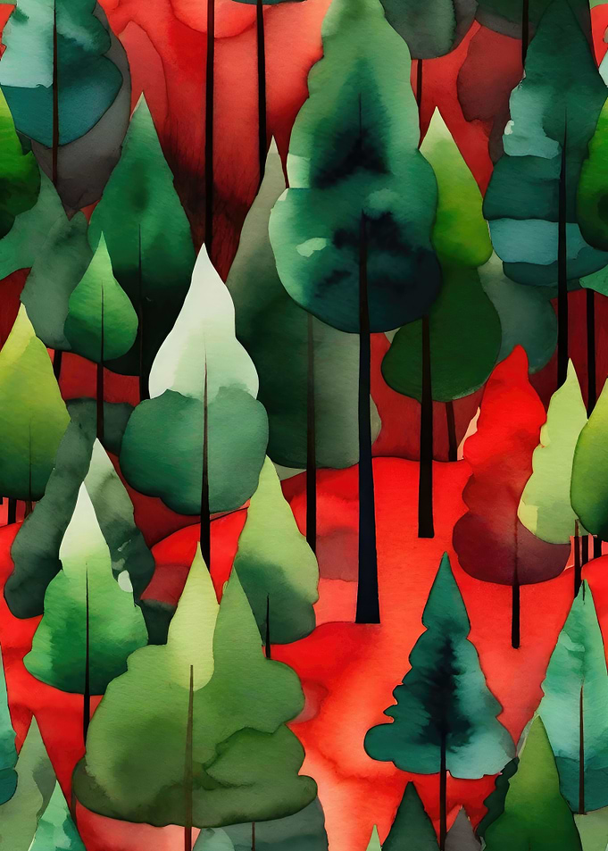 Red Green Abstract
