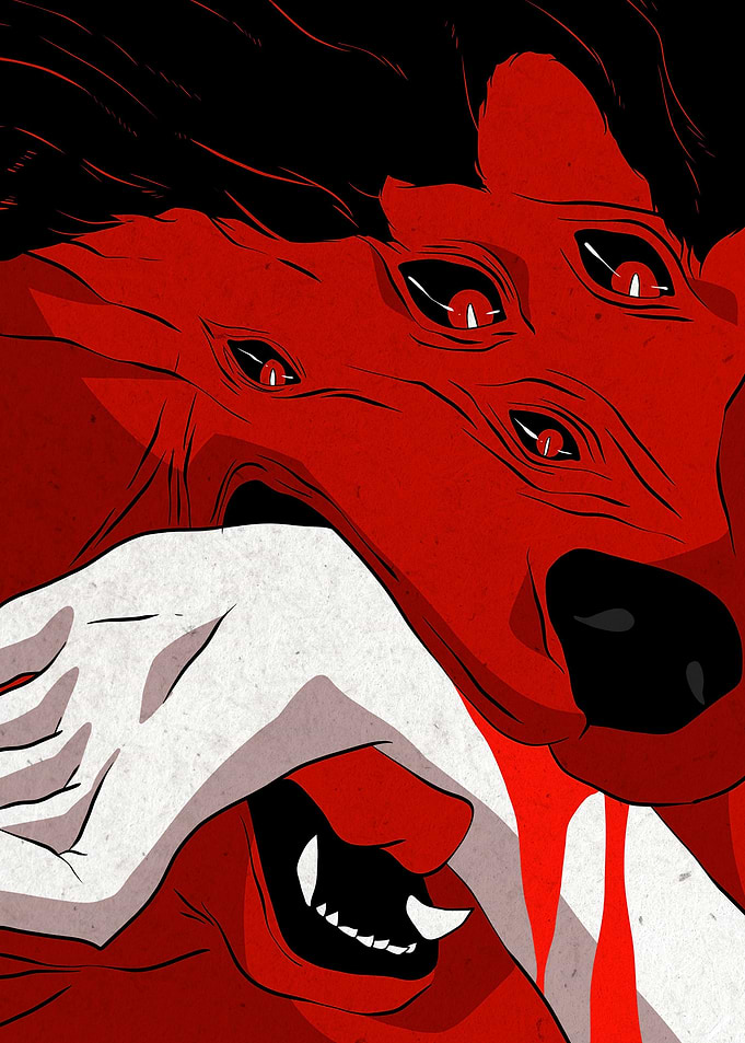 demon wolf aesthetic