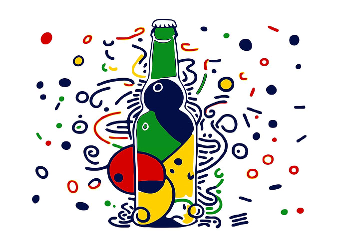 Beer Bottle fantastic squi