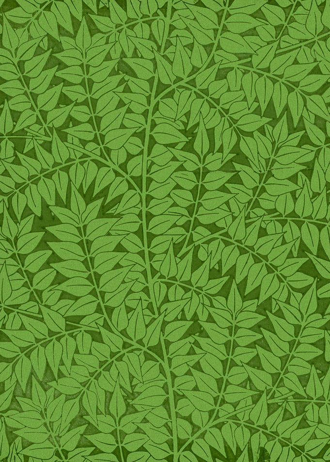 vintage leafy pattern