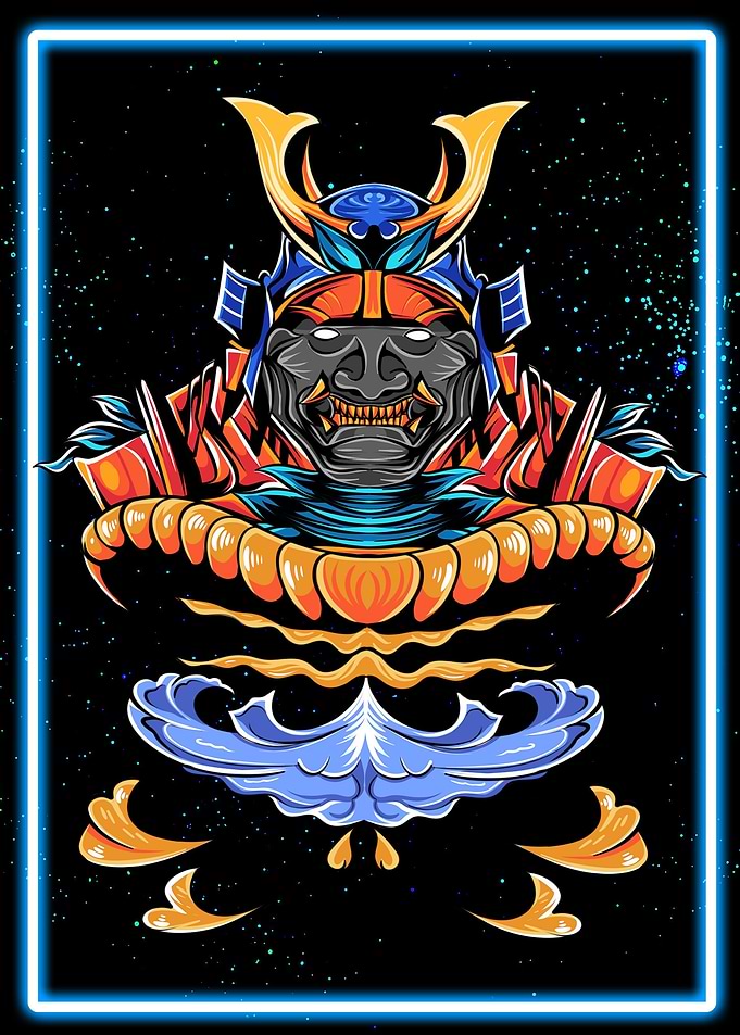 Samurai neon