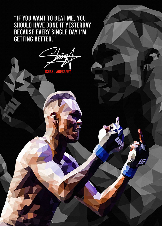 israel adesanya Geometric