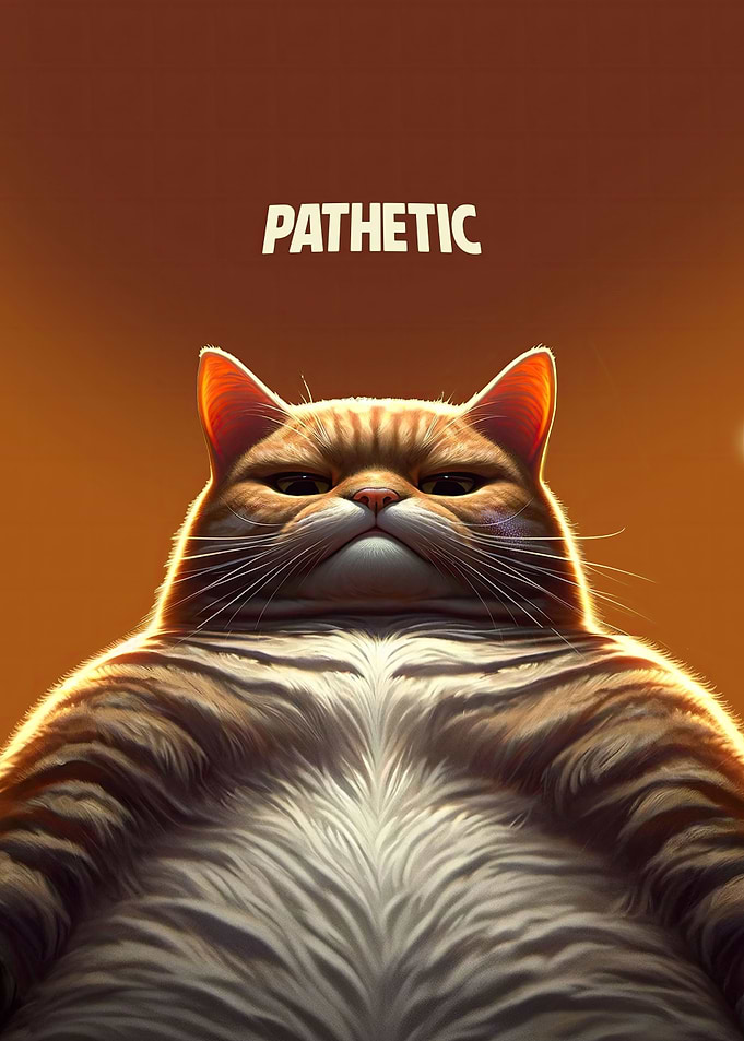 Disappointed cat meme