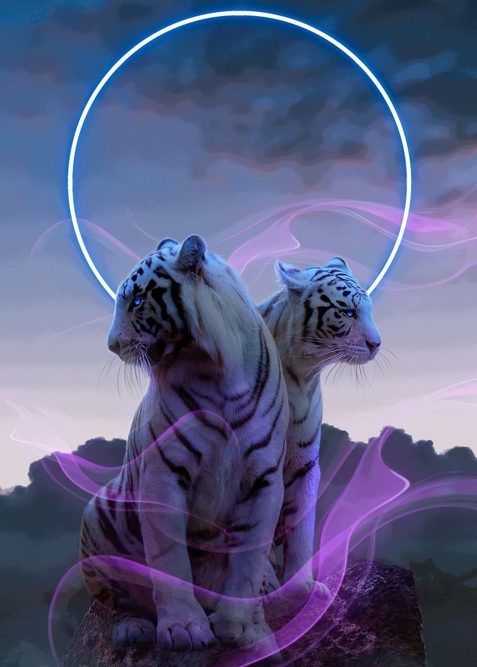White Tiger Neon