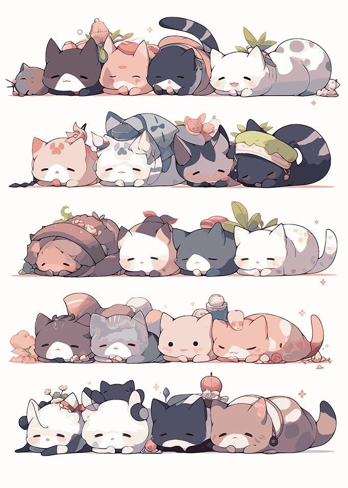 Pixel Charm Tiny Cat Fun