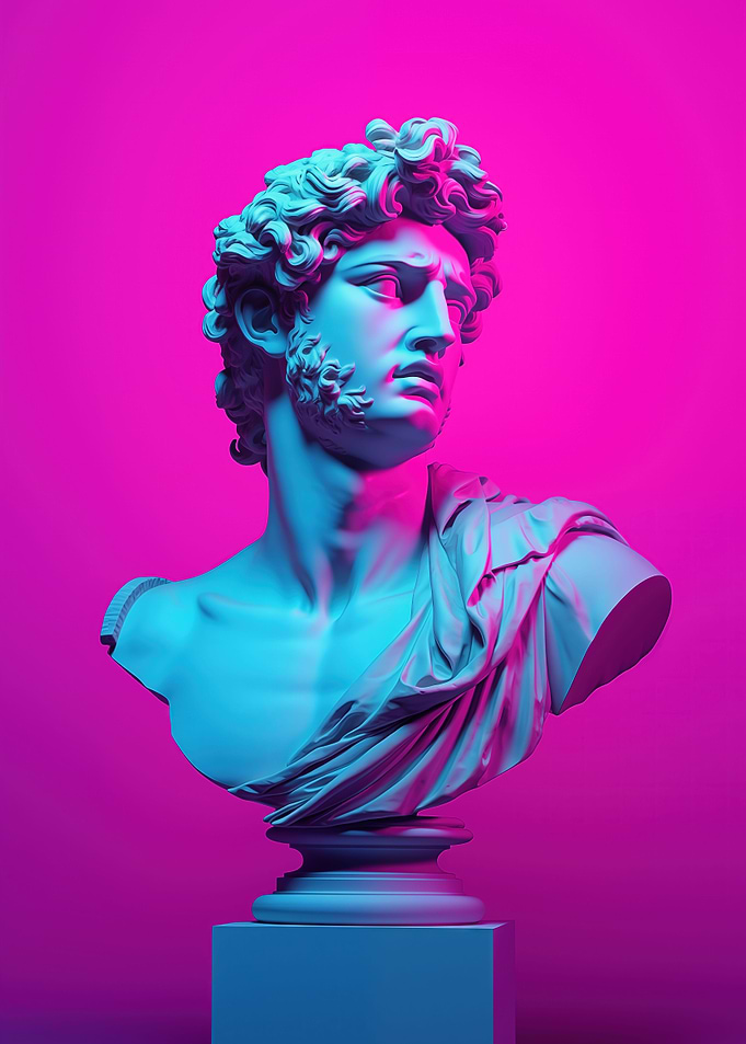 Neon Vaporwave Visions