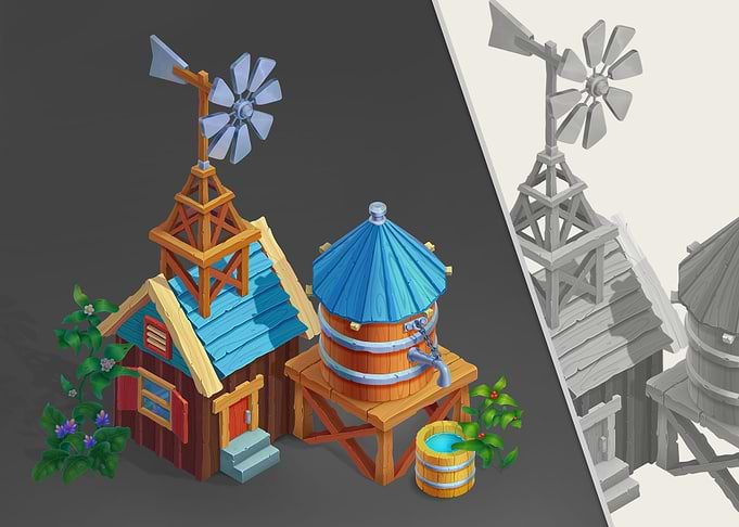 farm house spring