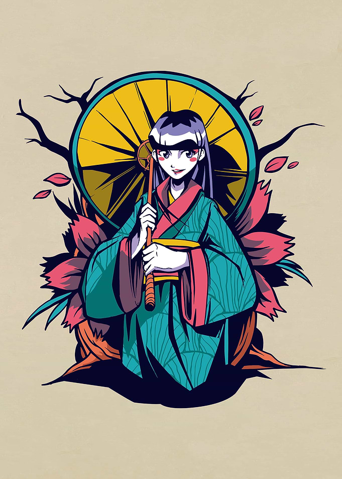Umbrella Anime Girl