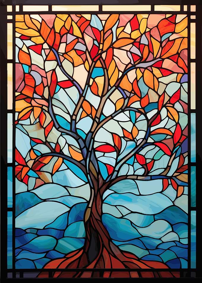 Tree of Life Stained Glass