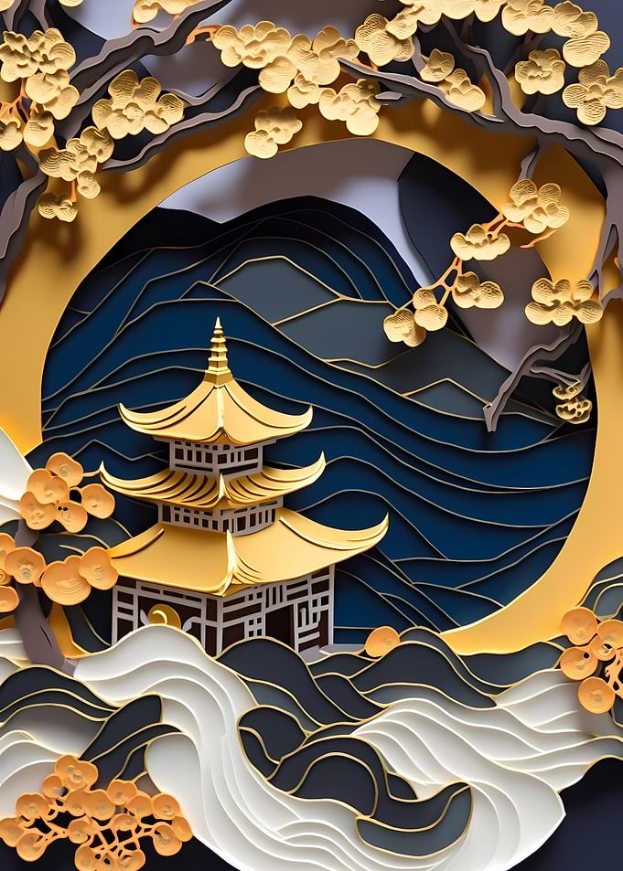 Kintsugi Japan gold