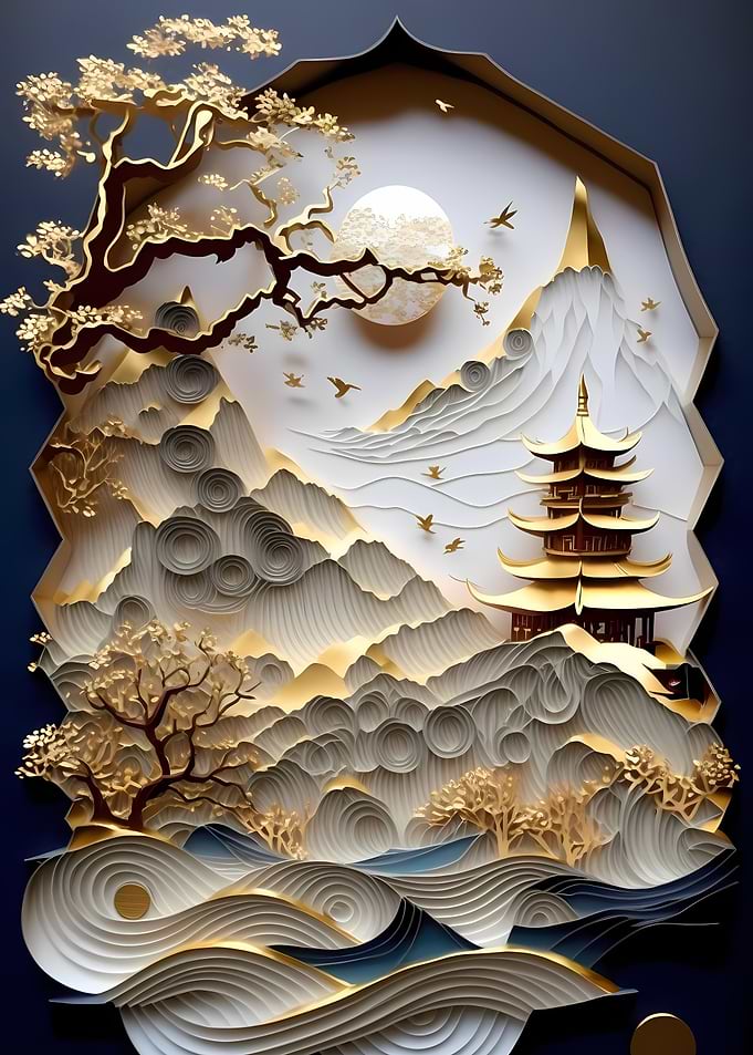 Abstract Bonsai Tree