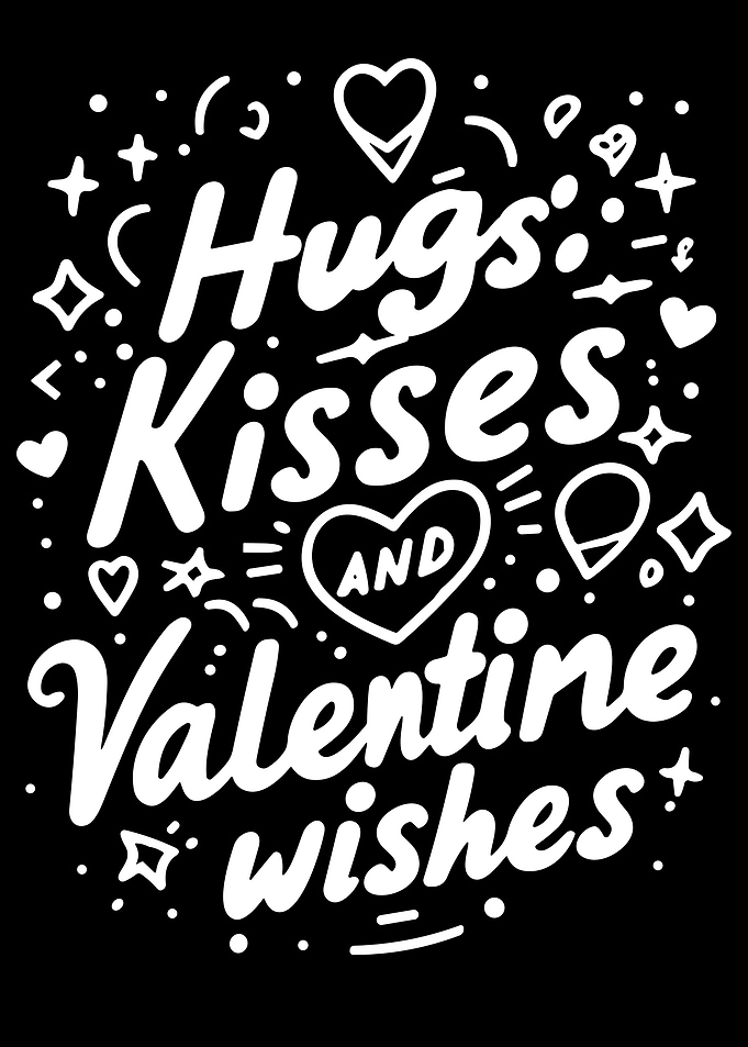 Hugs Kisses Valentine Wish