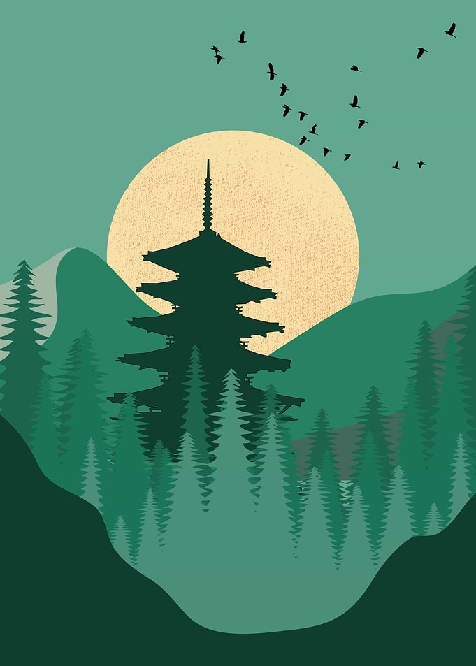 Temple On In the Forest