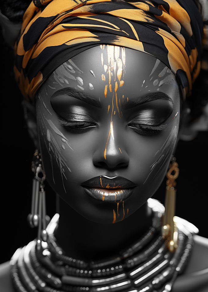 African Woman crazy