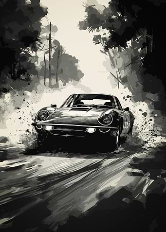 Sports Car Drifting
