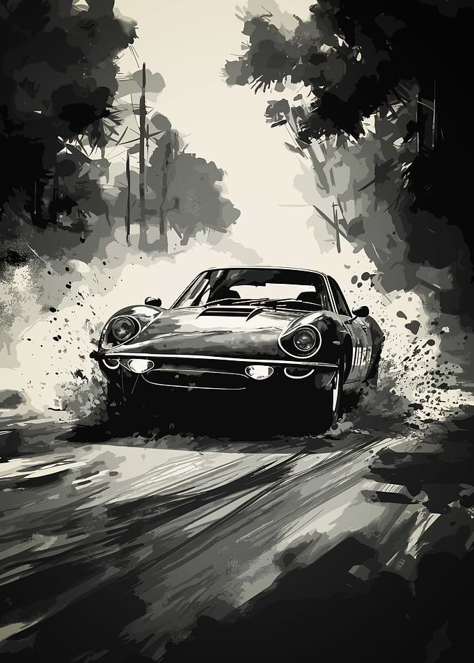 Sports Car Drifting